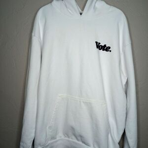 Talentless VOTE White Hoodie